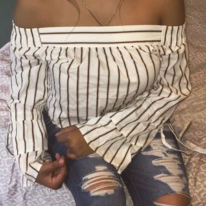 Cute off the shoulder shirt